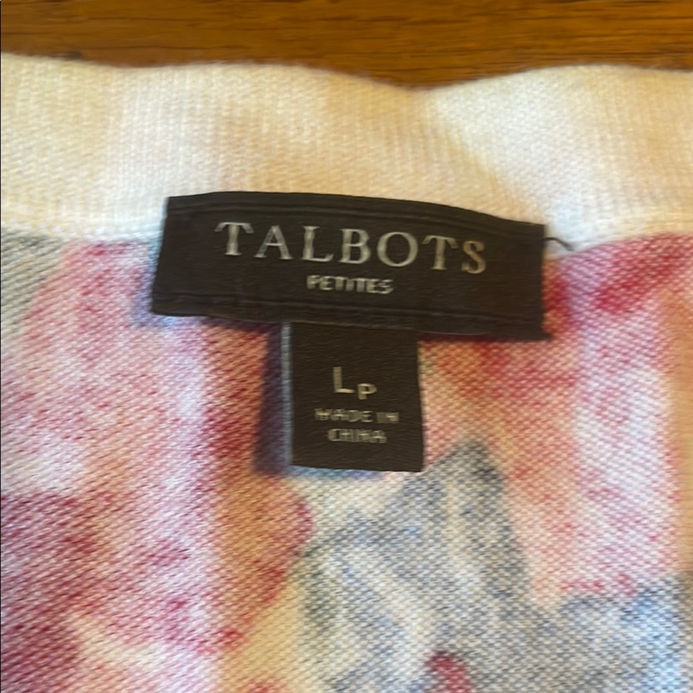 Talbots Floral Blouse - Pink and Blue - Picture 2 of 6
